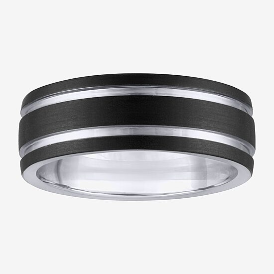 Mens 8MM Tungsten Wedding Band