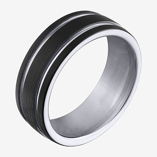 Mens 8MM Tungsten Wedding Band