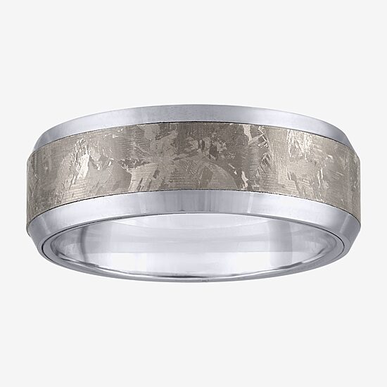 Mens 8MM Tungsten Wedding Band