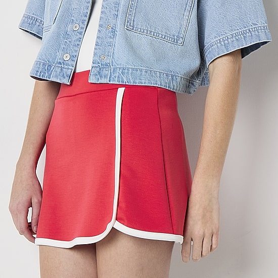 Arizona Built In Shorts Womens Juniors Active Wrap Skirt