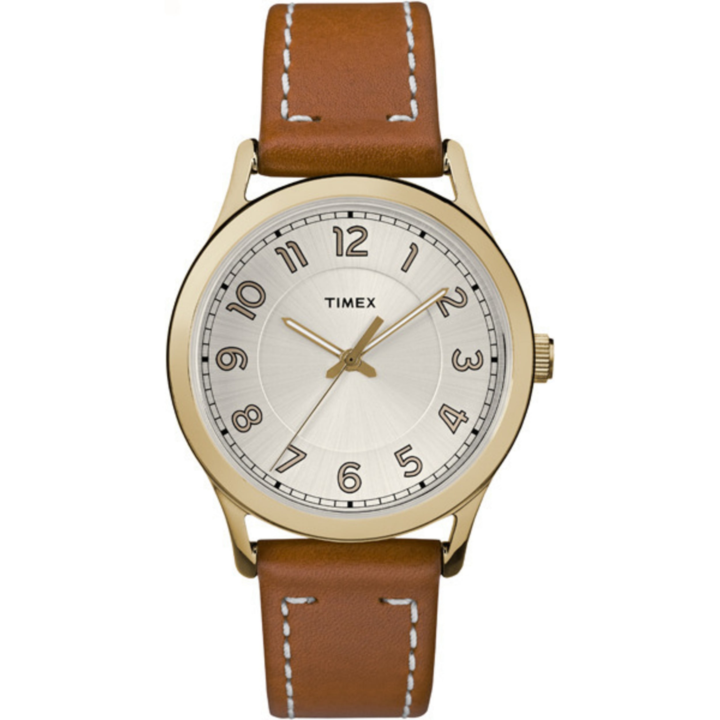 Timex Heritage Mens Brown Leather Strap Watch Tw2r230009j