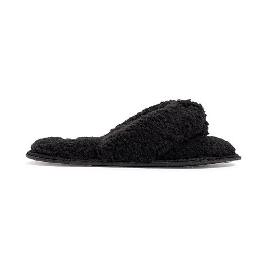 Muk Luks Taryn Thong Womens Memory Foam Slip-On Slippers