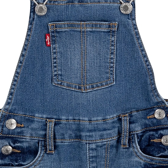 Levi's Big Girls Overalls