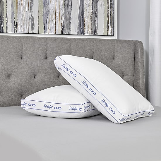 Sealy® All Night Allergen Barrier Medium Density Bed Pillow