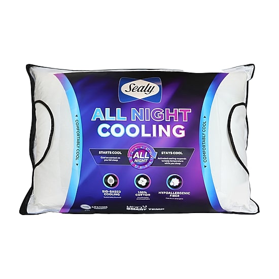 Sealy® All Night Allergen Barrier Medium Density Bed Pillow