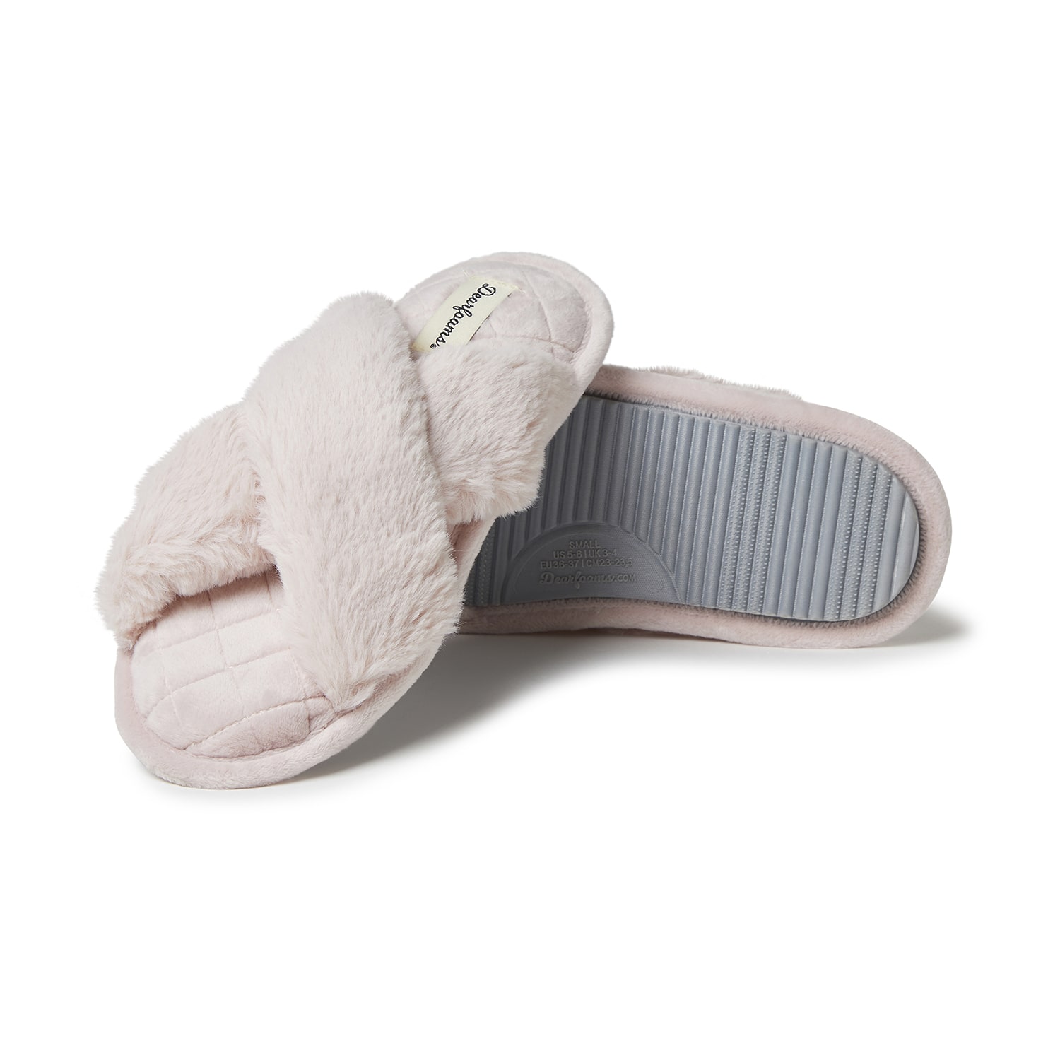 Dearfoams Jessica Womens Slip-On Slippers