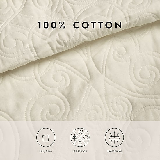 Laura Ashley Felicity Floral Reversible Quilt Set