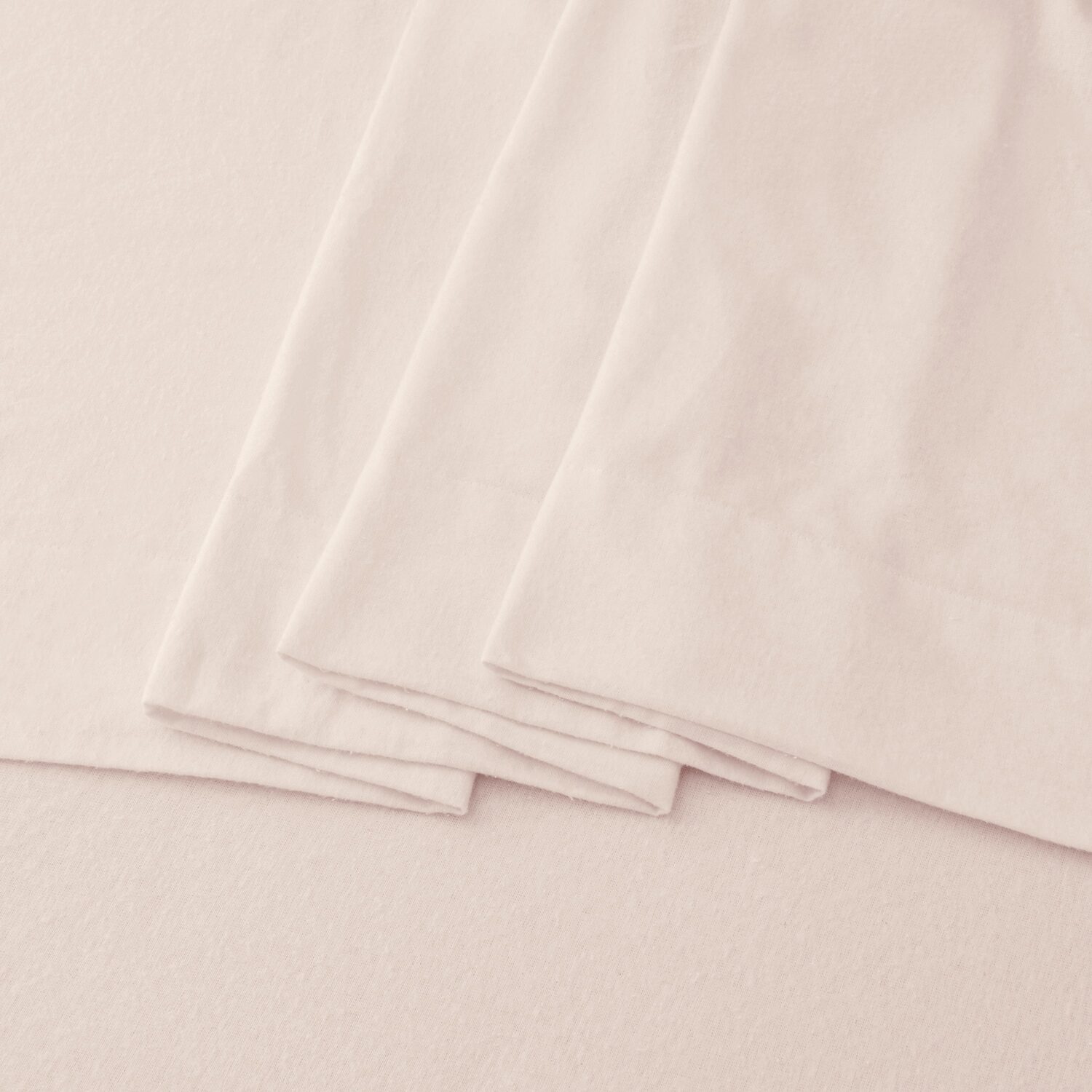 Linery Cotton Solid Flannel Wrinkle Resistant Sheet Set