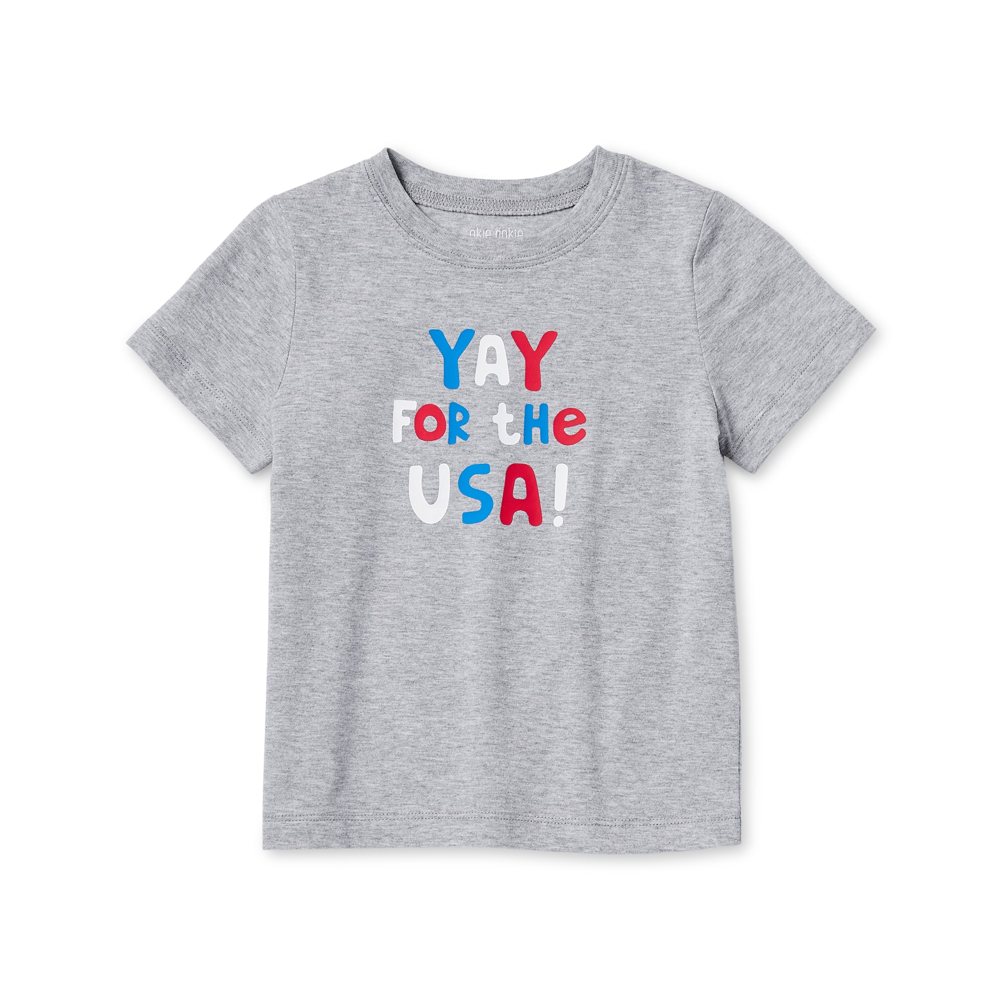 Okie Dokie Toddler & Little Boys Crew Neck Short Sleeve Regular Fit Graphic T-Shirt