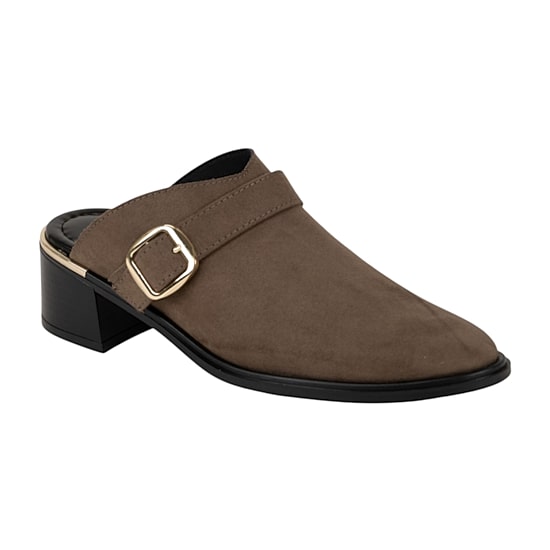 Italian Shoemakers Svana Womens Almond Closed Toe Mules