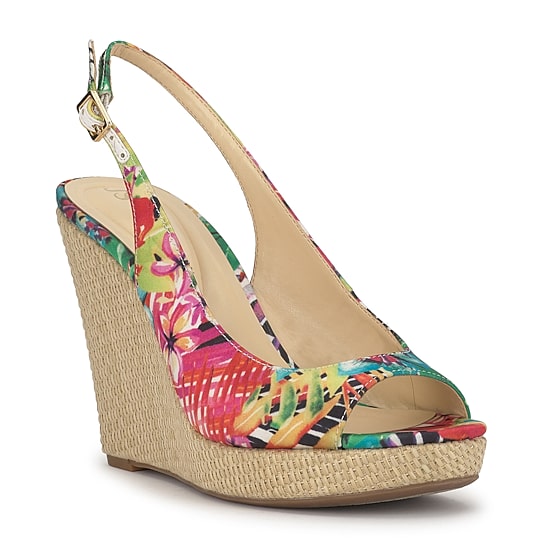 JS Jessica Simpson Womens Justera Wedge Sandals