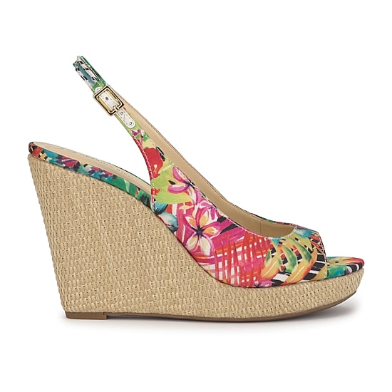 JS Jessica Simpson Womens Justera Wedge Sandals
