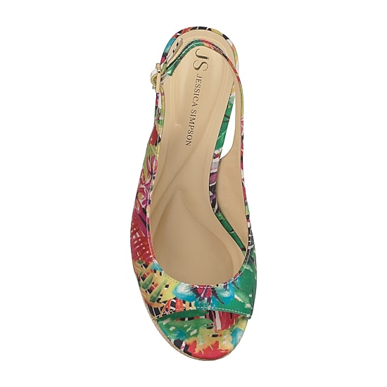 JS Jessica Simpson Womens Justera Wedge Sandals