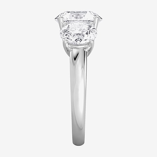 Love Lives Forever F / Si2 Womens 6 CT. T.W. Lab Grown White Diamond 14K Gold 3-Stone Engagement Ring