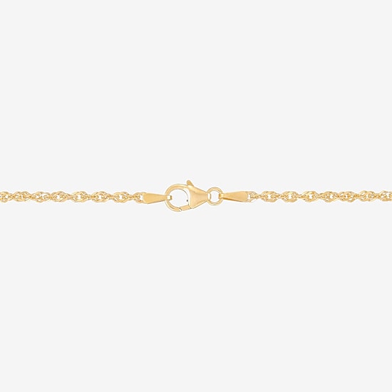 Limited Quantities! Womens 14K Gold 18 Inch Singapore Chain Necklace