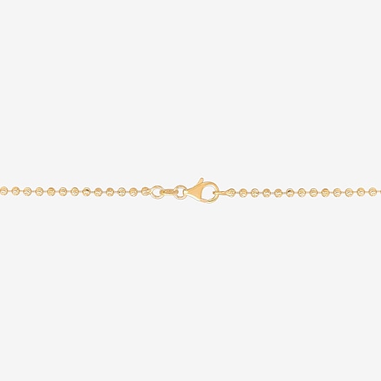 Limited Quantities! Womens 14K Gold 30 Inch Bead Chain Necklace