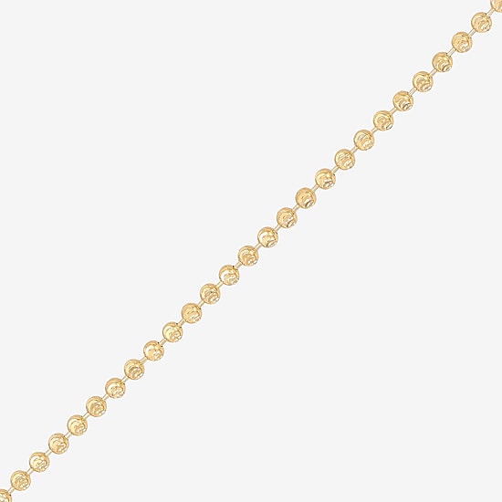 Limited Quantities! Womens 14K Gold 30 Inch Bead Chain Necklace