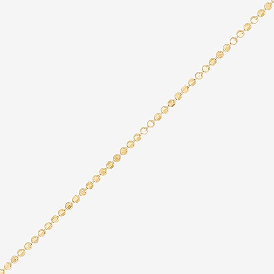 Limited Quantities! Womens 14K Gold 18 Inch Bead Chain Necklace