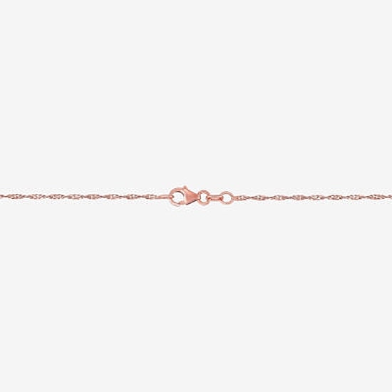 Limited Quantities! Womens 14K Gold 16 Inch Singapore Chain Necklace