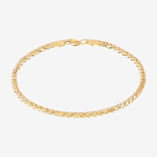 Limited Quantities! Womens 14K Gold 7.25 Inch Hollow Link Chain Bracelet