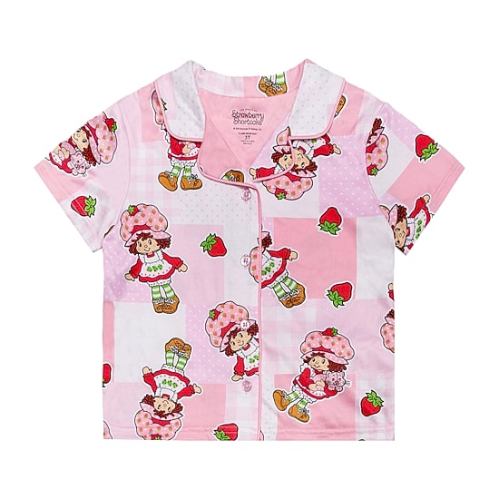 Toddler Girls Strawberry Shortcake V-Neck Short Sleeve 2-pc. Pajama Set