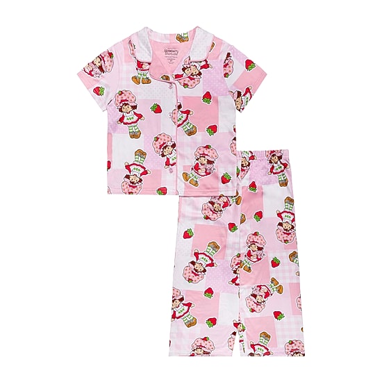 Toddler Girls Strawberry Shortcake V-Neck Short Sleeve 2-pc. Pajama Set