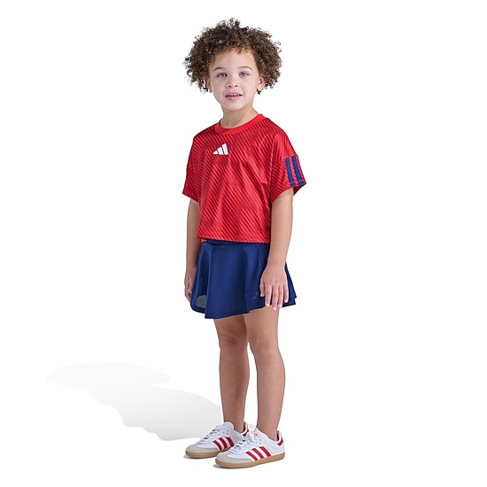 adidas Toddler Girls Mesh 2-pc. Skort Set