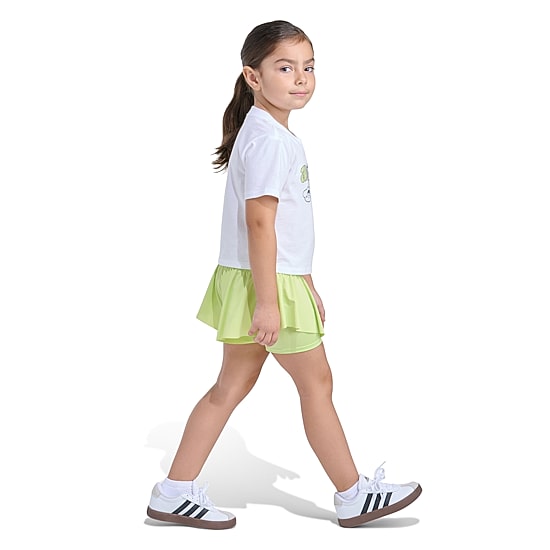 adidas Little Girls Jersey 2-pc. Short Set