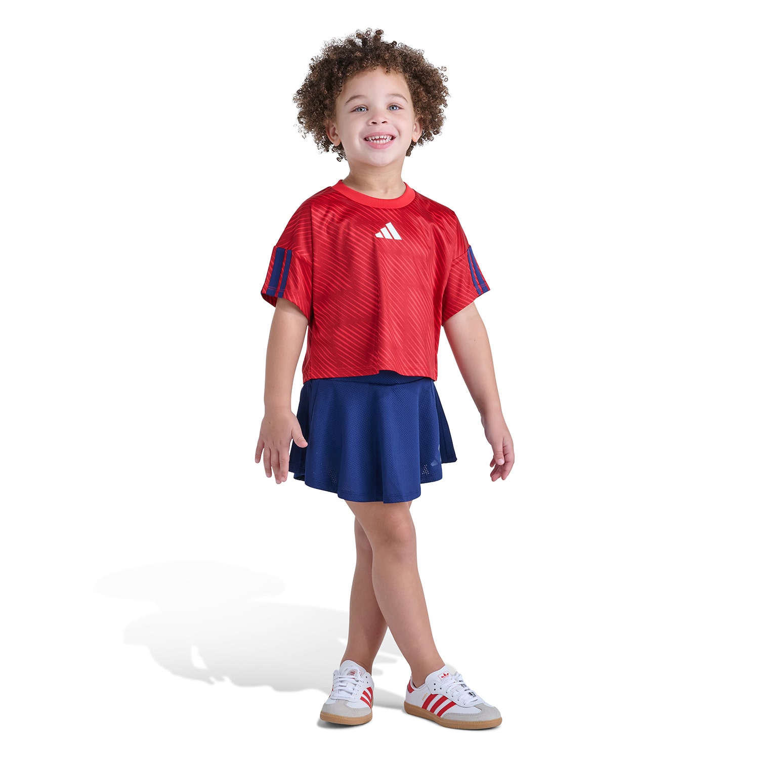 adidas Little Girls 2-pc. Skort Set
