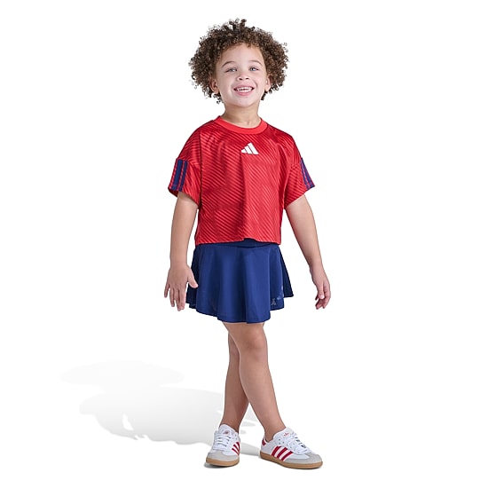 adidas Little Girls 2-pc. Skort Set