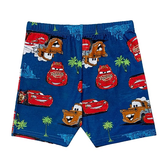 Disney Collection Toddler Boys Cars Crew Neck Short Sleeve 2-pc. Pajama Set