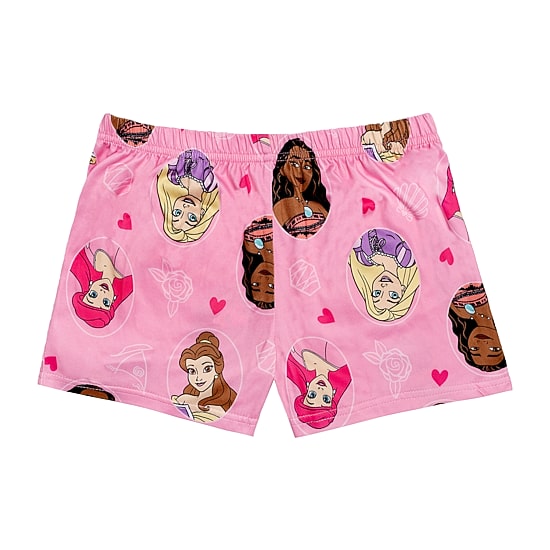 Disney Collection Girls Ariel Cinderella Princess Short Sleeve 2-pc. Pajama Set