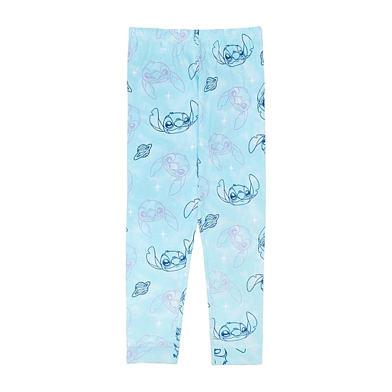Disney Collection Girls Lilo & Stitch Crew Neck Short Sleeve 4-pc. Pajama Set