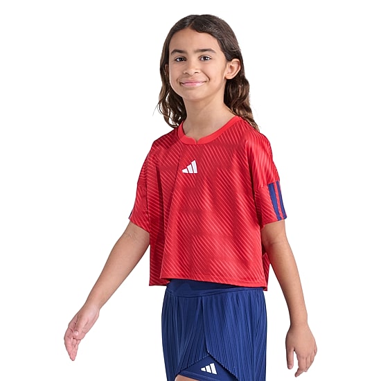 adidas Big Kid Girls Crew Neck Short Sleeve Jersey
