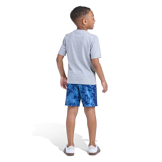 adidas Little Boys Jersey 2-pc. Short Set