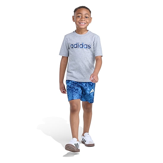 adidas Little Boys Jersey 2-pc. Short Set