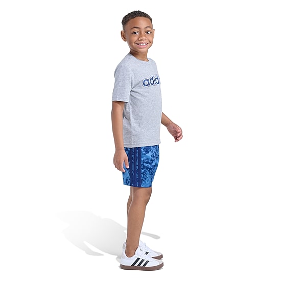 adidas Little Boys Jersey 2-pc. Short Set