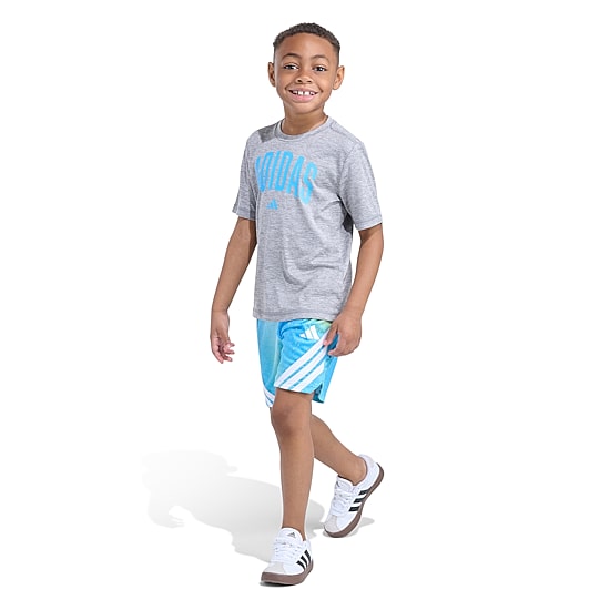 adidas Little Boys Jersey 2-pc. Short Set
