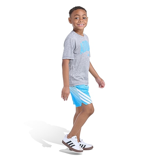 adidas Little Boys Jersey 2-pc. Short Set