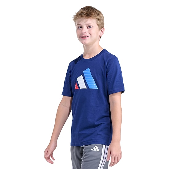 adidas Big Kid Boys Crew Neck Short Sleeve Regular Fit Graphic T-Shirt