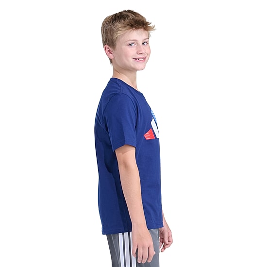 adidas Big Kid Boys Crew Neck Short Sleeve Regular Fit Graphic T-Shirt