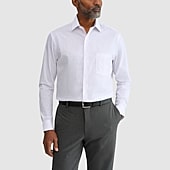 jcpenney mens long sleeve dress shirts JCPenney Mens Red Plaid No Iron Button Front Shirt Long Sleeve Long Collar  Sz M
