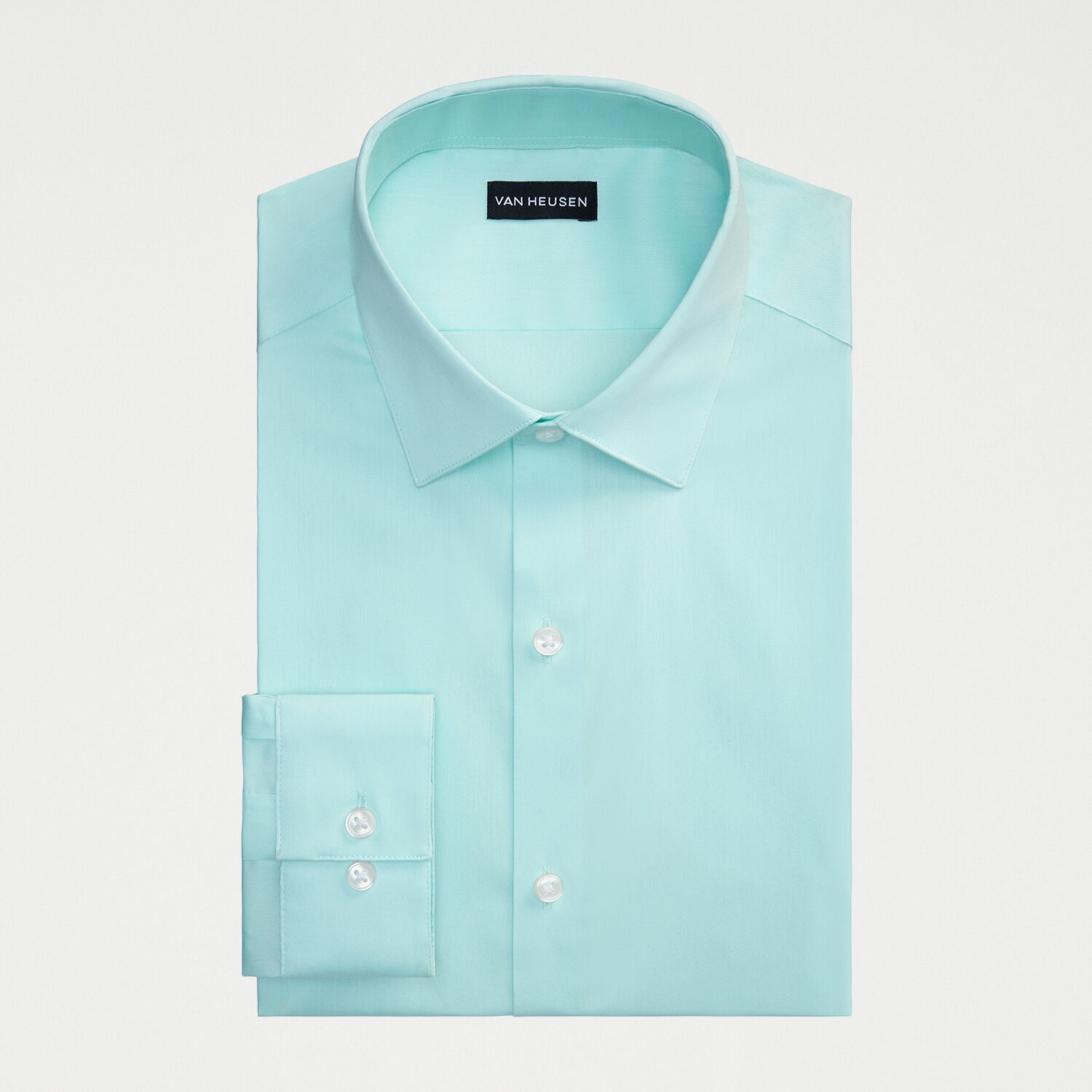 Van Heusen Ultra Flex Mens Slim Fit Stretch Fabric Wrinkle Free Long Sleeve Dress Shirt