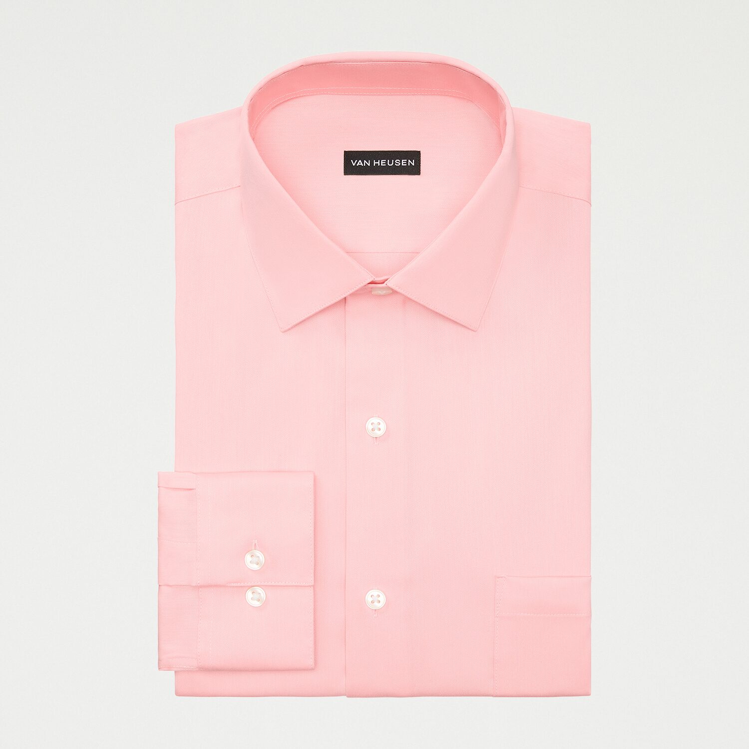 Van Heusen Ultra Flex Big and Tall Mens Regular Fit Stretch Fabric Wrinkle Free Long Sleeve Dress Shirt
