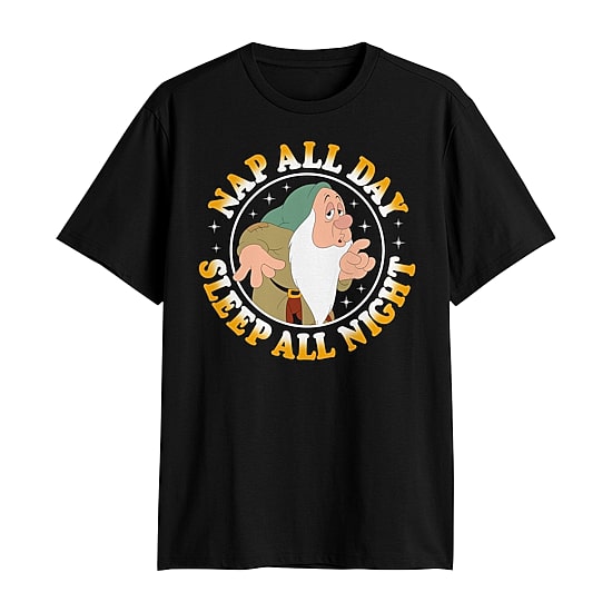 Novelty Mens Crew Neck Short Sleeve Classic Fit Seven Dwarfs Big and Tall Graphic T-Shirt