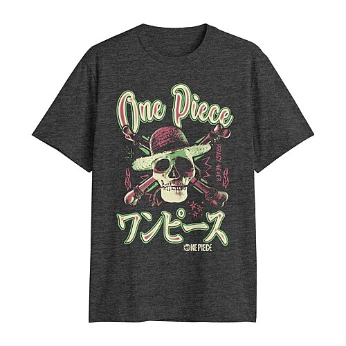 One Piece Mens Crew Neck Short Sleeve Classic Fit Big and Tall Graphic T-Shirt, 2x-large Tall, Black