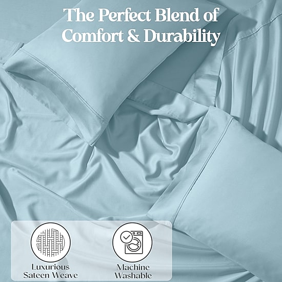SUPERIOR® Cotton Rich Blend Heavyweight 1200tc Deep Pocket Sheet Set
