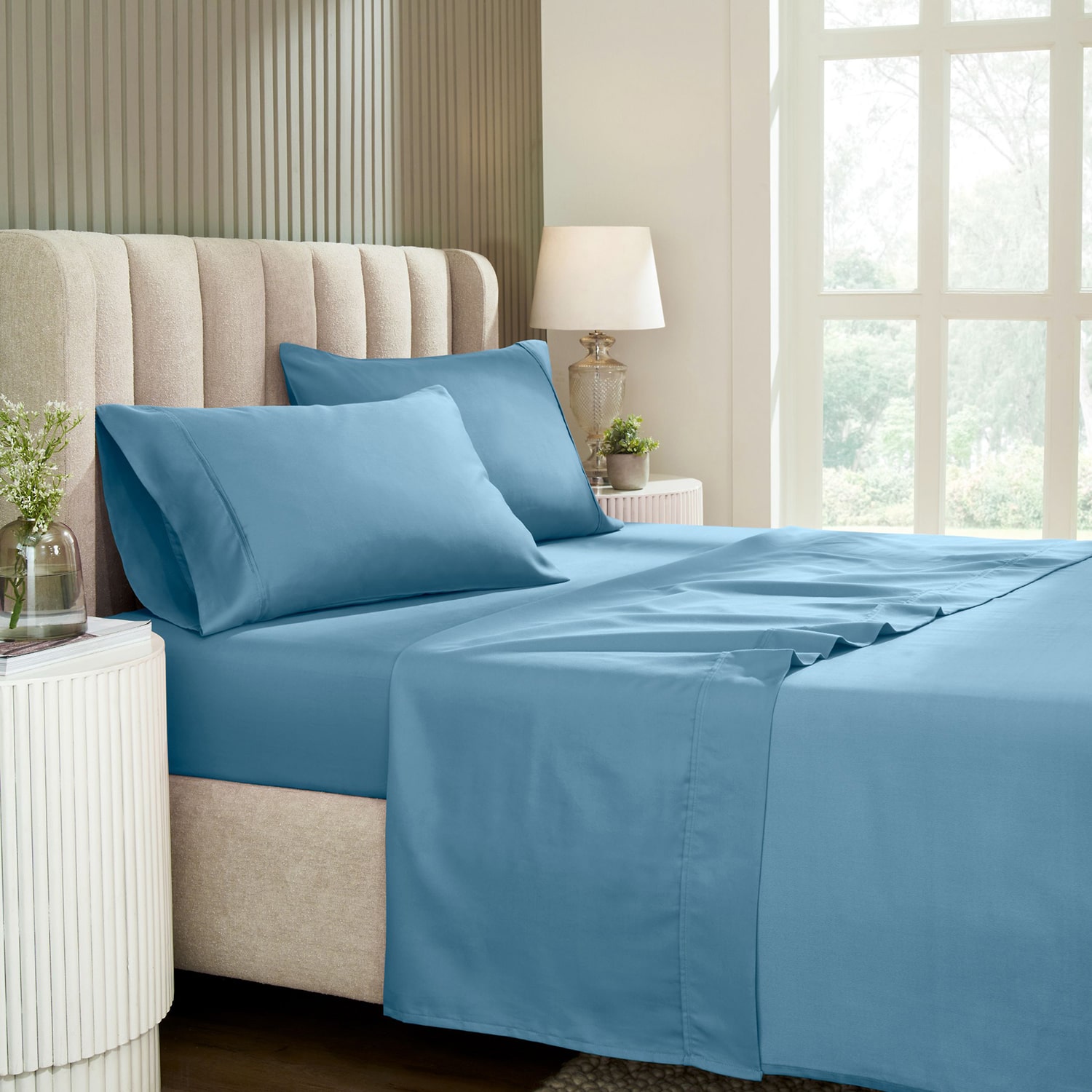 SUPERIOR® Cotton Rich Blend Heavyweight 1200tc Deep Pocket Sheet Set