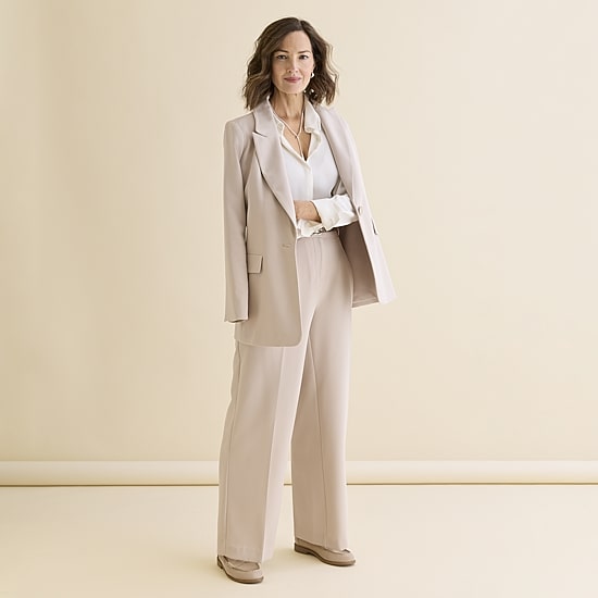 Liz Claiborne Womens Relaxed Fit Blazer