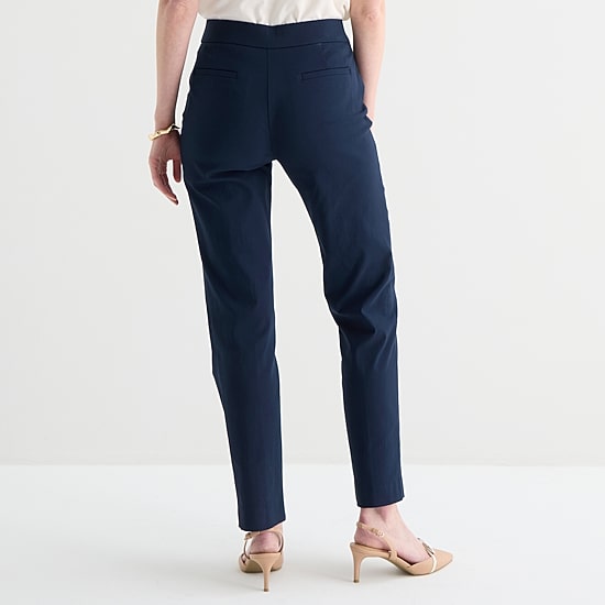 Liz Claiborne Lisa Womens Tall Straight Pull-On Pant